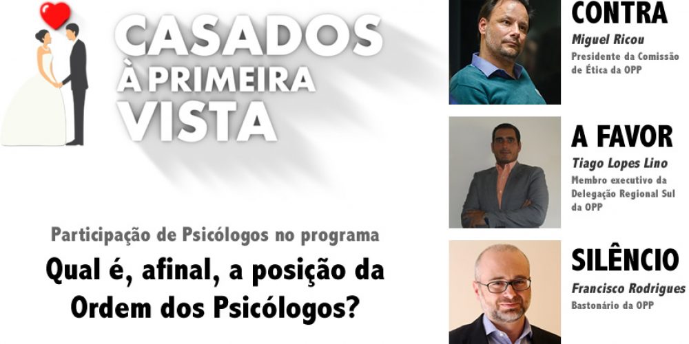 Balbúrdia na OPP: A participação de psicólogos no programa Casados à Primeira Vista